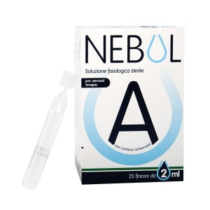 NEBUL SOLUZIONE FISIOLOGICA 25 FLACONCINI MONODOSE 2 ML