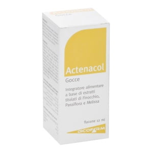 ACTENACOL GOCCE 12 ML CON MELATONINA