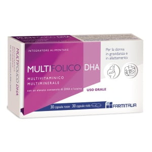 MULTIFOLICO DHA 30 CAPSULE ROSSE + 30 CAPSULE VIOLA