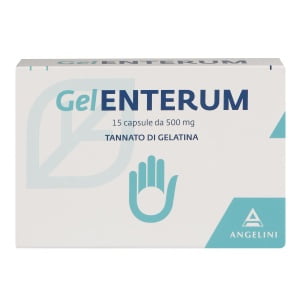 GELENTERUM 15CPS ADULTI 500MG TANNATO DI GELATINA