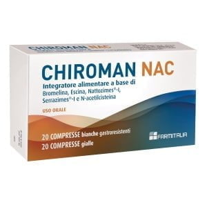 CHIROMAN NAC 20 COMPRESSE BIANCHE + 20 COMPRESSE GIALLE