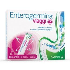 ENTEROGERMINA VIAGGI 12 BUSTINE OROSOLUBILI CONFEZIONE STANDARD