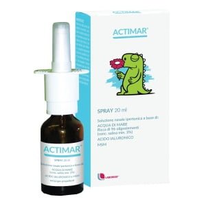 ACTIMAR SOLUZIONE NASALE SPRAY SALINA 3% CON ACIDO IALURONICO + MSM 20 ML CON EROGATORE