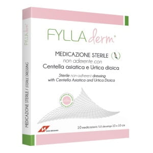 MEDICAZIONE STERILE NON ADERENTE FYLLADERM 10 X 10 CM X 10 BUSTE