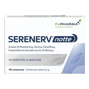 SERENERV NOTTE 40 COMPRESSE 0,8 MG