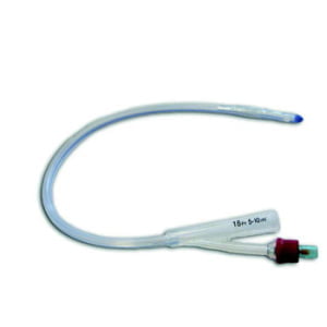 CATETERE FOLEY IN SILICONE SECURDRAIN VIA' PER ADULTI 2 VIEPALLONCINO 5-10 ML DIAMETRO CH20 LUNGHEZZA 41 CM CON LINEA RADIOPACA E SCANALATURE LONGITUDINALI 1 PEZZO