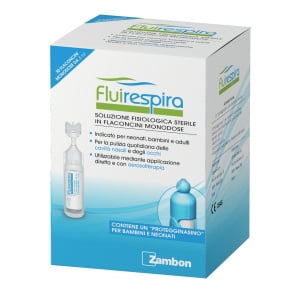 FLUIRESPIRA SOLUZIONE FISIOLOGICA STERILE 30 FLACONCINI MONODOSE DA 5ML