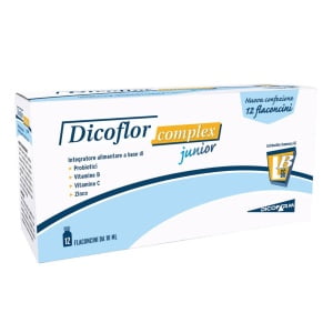 DICOFLOR COMPLEX JUNIOR 12 FLACONI DA 10 ML