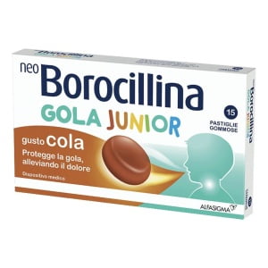 NEOBOROCILLINA GOLA JUNIOR 15 PASTIGLIE GUSTO COLA