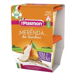 PLASMON LA MERENDA DEI BAMBINI SAPORI DI NATURA PERA CEREALIASETTICO 2 X 120 G