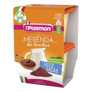 PLASMON LA MERENDA DEI BAMBINI MERENDE LATTE CACAO ASETTICO2 X 120 G