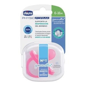 CHICCO GOMMOTTO IN SILICONE GIRL 6-16 MESI 1 PEZZO