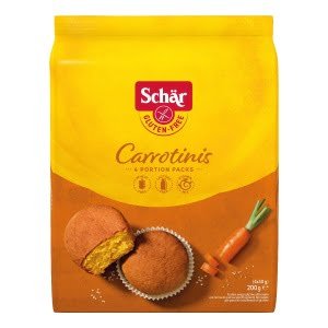 SCHAR CARROTINIS TORTINE ALLA CAROTA 4 PORZIONI DA 50 G