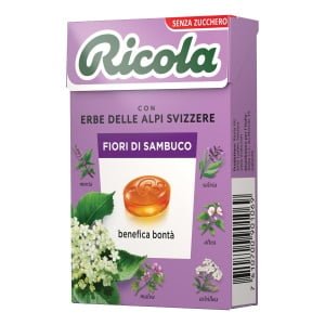 RICOLA FIORI DI SAMBUCO SENZA ZUCCHERO 50 G