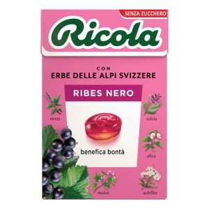 RICOLA RIBES NERO SENZA ZUCCHERO 50 G
