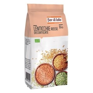 LENTICCHIE PICCOLE ROSSE DECORTICATE BIO 400 G