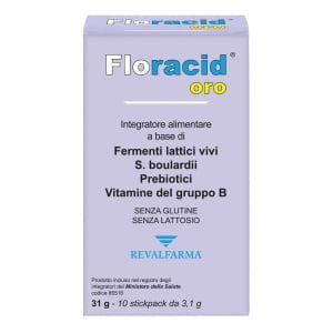 FLORACID OROSOLUBILE 10 STICKPACK