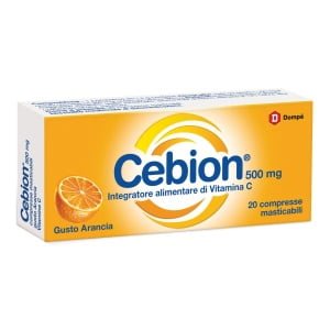 CEBION MASTICABILE ARANCIA VITAMINA C 500 MG 20 COMPRESSE