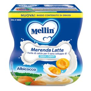 MELLIN MERENDA LATTE ALBICOCCA 2 X 100 G