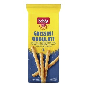SCHAR GRISSINI ONDULATI SALATI IN SUPERFICIE 3 PORZIONI DA 50 G
