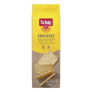 SCHAR SNACKERS CRACKERS CON SALE MARINO SENZA LATTOSIO 4 PORZIONI DA 29 G