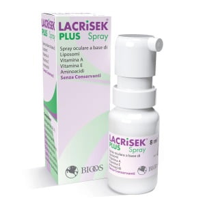 LACRISEK PLUS SPRAY SENZA CONSERVANTI SOLUZIONE OFTALMICA 8ML