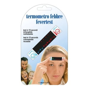 TEMOMETRO FONTALE FEVERTEST TEMPO DI RILEVAZIONE 15 SECONDIINFRANGIBILE PLURIUSO 1 PEZZO