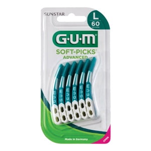 GUM SOFTPICKS ADVANCE SCOVOLINO LARGE GOMMA 30 PEZZI