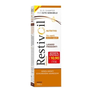 RESTIVOIL NUTRITIVO PER CAPELLI SECCHI E OPACHI LAVAGGI FREQUENTI OFFERTA SPECIALE 250 ML