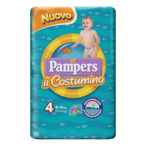 PAMPERS COSTUMINO BABY SHARK CP S 4-5 11 PEZZI