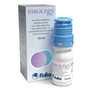 COLLIRIO SOLUZIONE OFTALMICA RIBOLISIN FREE 10 ML