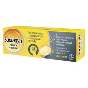 SUPRADYN RICARICA MENTALE 10 COMPRESSE