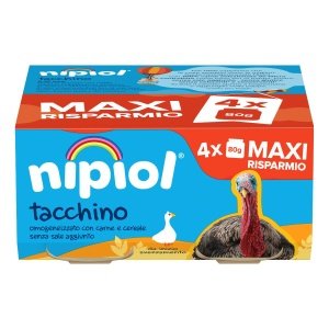 NIPIOL OMOG TACCHINO 4X80G