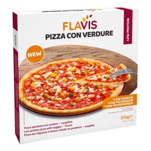 FLAVIS PIZZA CON VERDURE SURGELATA APROTEICA 315 G