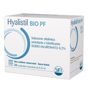 HYALISTIL BIO PF SOLUZIONE OFTALMICA PHOSPHATE FREE MONODOSEA BASE DI ACIDO IALURONICO 0,2% 30 FLACONCINI 0,25 ML