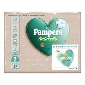 PAMPERS PROTEZIONE PURA NATURELLO MINI CP 27 PEZZI
