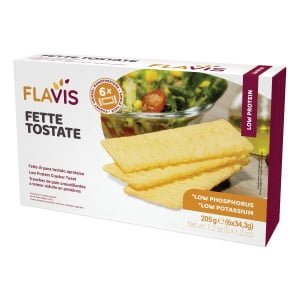 FLAVIS FETTE TOSTATE APROTEICHE 6 PORZIONI DA 34,3 G