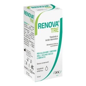 RENOVA TRE COLLIRIO A BASE DI TREALOSIO E ACIDO IALURONICO 10 ML SENZA CONSERVANTI