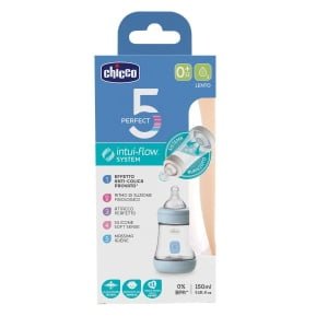 CHICCO BIBERON PERFECT 5 BOY 150 ML IN SILICONE 1 FORO