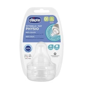 CHICCO TETTARELLA PERFECT 5 0M IN SILICONE 1 FORO 2 PEZZI