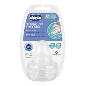 CHICCO TETTARELLA PERFECT 5 6M IN SILICONE 2 PEZZI PAP