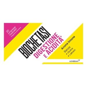 BIOCHETASI ACIDITA' E DIGESTIONE 20 COMPRESSE MASTICABILI AROMA LIMONE