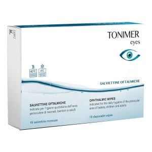 TONIMER EYES SALVIETTINE OFTALMICHE 16 PEZZI