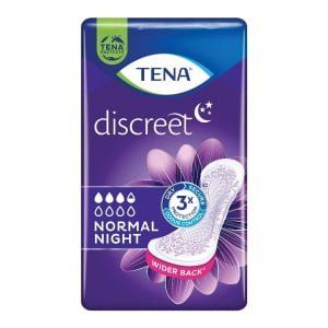 ASSORBENTE TENA DISCREET NORMAL NIGHT 10 PEZZI