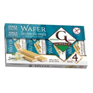 WAFER CON CREMA ALLA VANIGLIA 4 PORZIONI X 45 G