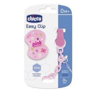 CHICCO CLIP CON CATENELLA MIXED COLORS NEW 2020
