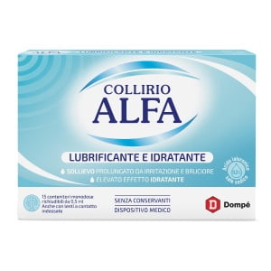 COLLIRIO ALFA LUBRIFICANTE/IDRATANTE 15 FIALE MONODOSE