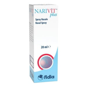 NARIVIT PLUS SPRAY NASALE 20 ML CON ACIDO IALURONICO CROSS-LINKATO D-PANTENOLO BIOTINA VITAMINA E VITAMINA E