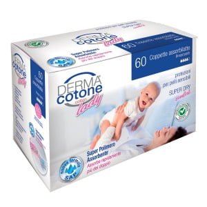 DERMACOTONE COPPETTA ASSORBILATTE 60 PEZZI