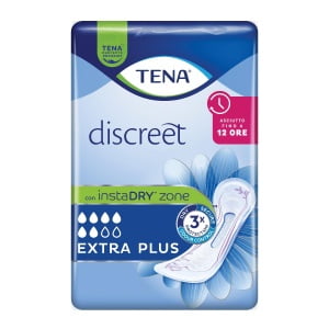 ASSORBENTE INCONTINENZA LEGGERA TENA DISCREET EXTRA 10 PEZZI